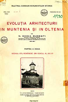 Evoluţia arhitecturii în Muntenia şi Oltenia